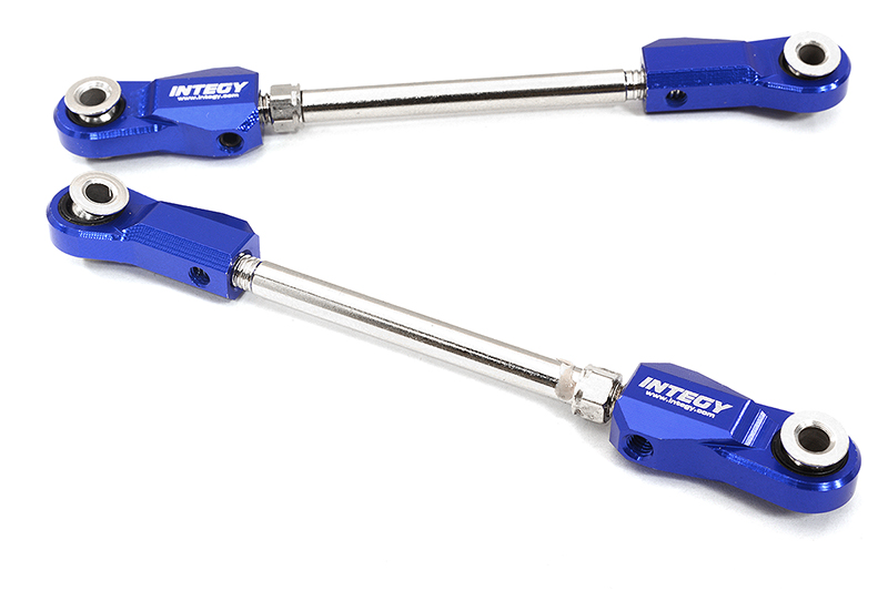 C32568BLUE Billet Machined Front Upper Suspension Linkages for Traxxas 1/10 Hoss 4X4 3643 - Image 1