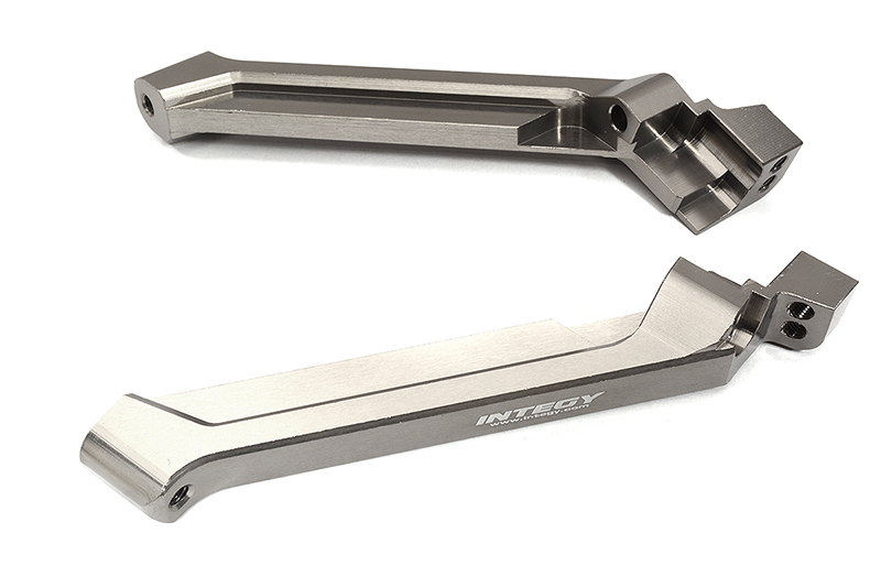 C32574GREY Billet Machined Rear Tower Chassis Braces for Traxxas 1/8 Sledge 4WD Truck 9521 - Image 1