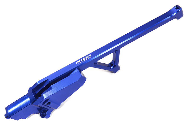 C32575BLUE Billet Machined Rear Chassis Brace for Traxxas 1/8 Sledge 4WD - Blue 9521 - Image 1