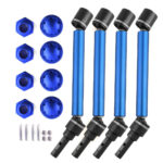 Universal Drive Shafts (4) w/ 17mm Hex for 1/10 Maxx V2 w/ WideMaxx 8956 8993