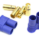 High Amperage EC8 Female Connectors, 2-Pack - Genuine, Durable Design