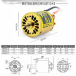 5-Slot 540 PLUS V2 Brush Type 11T Crawler Motor w/ Adjustable Timing - Image 2