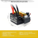 5-Slot 540 PLUS V2 Brush Type 20T Crawler Motor w/ 80A ESC - Image 3