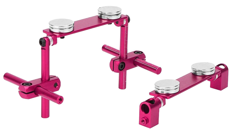 C32709PINK Magnetic Force Type Body Mount Set for 1/10 Drift Car - Image 1