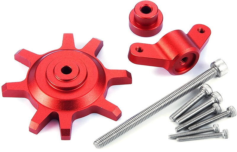 C32744RED 1.9 & 2.2 Size Beadlock Wheel Mounting Tool for 1/10 Scale Crawlers - Image 1