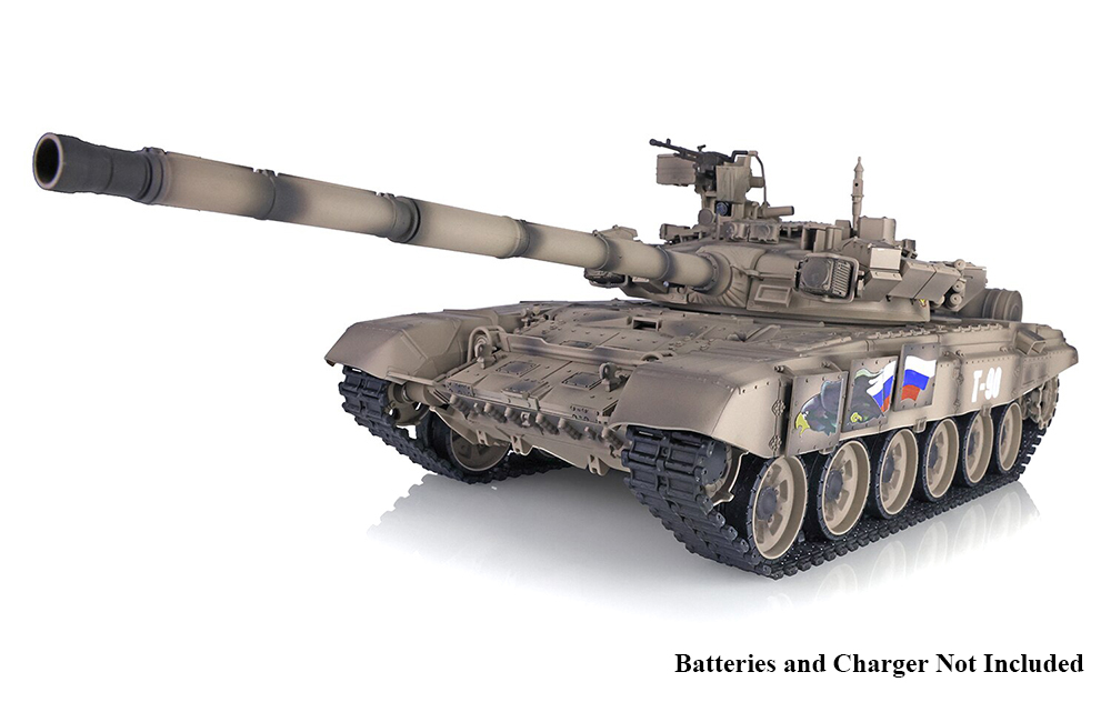 C32766 1/16 Scale T-90 RC Main Battle Tank, 2.4Ghz Remote Control Model HL3938-1 7.0 - Image 1