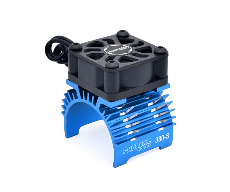 C32802BLUE Surpass Alloy Heatsink & Cooling Fan for 380 Size Motor - Image 1