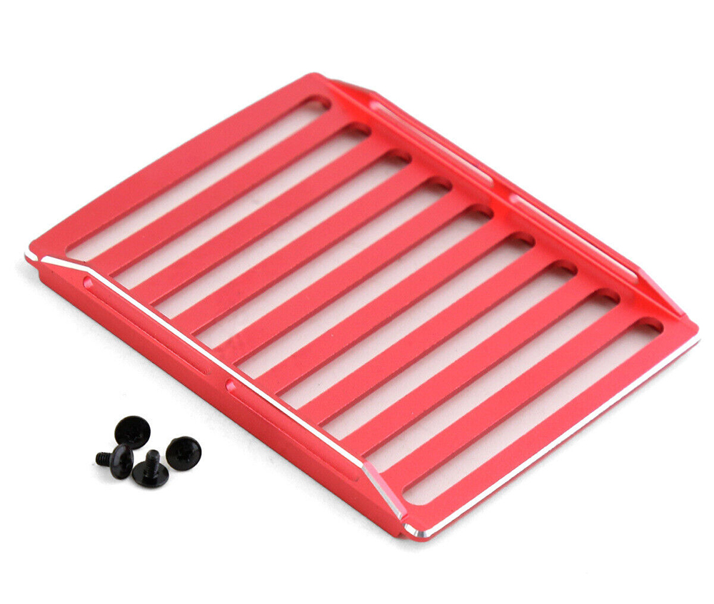 C32832RED Alloy Machined Luggage Tray 78x63x8mm for Axial SCX24 - Image 1