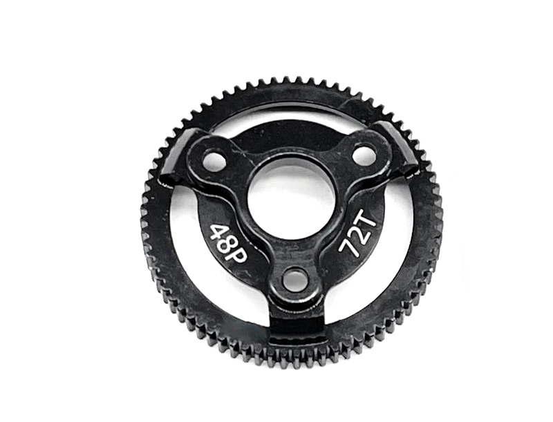 C32888 Steel 72T Spur Gear 0.6M 48P Compatible w/ 1/10 Slash 2WD & Drag Slash 2416 4690 - Image 1