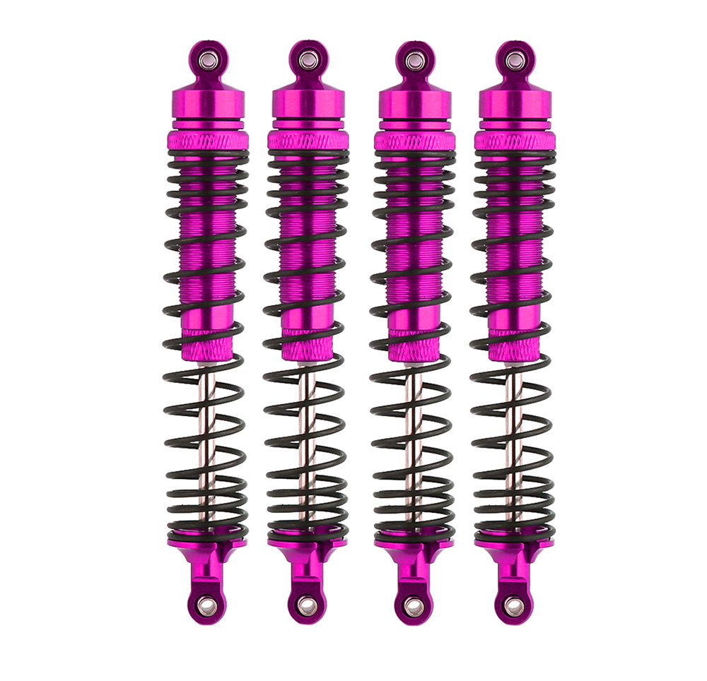 C32906PURPLE Alloy Machined Shock Set (4pcs) for Losi 1/8 LMT 1.0 4WD Monster Truck - Image 1