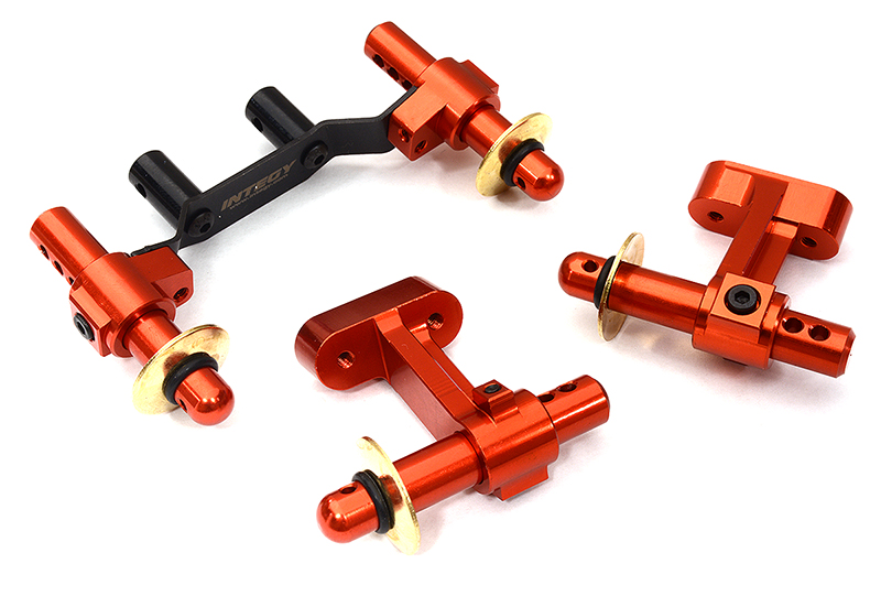 C32935RED Red Front & Rear Body Mounts for Arrma Kraton 4X4 4S BLX 1/10 Scale ARA320630 - Image 1