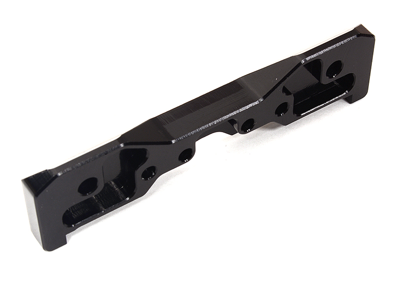C32939BLACK Billet Machined 1-Piece Rear Brace C Hinge Pin Block for Traxxas 1/8 Sledge 9528 - Image 1