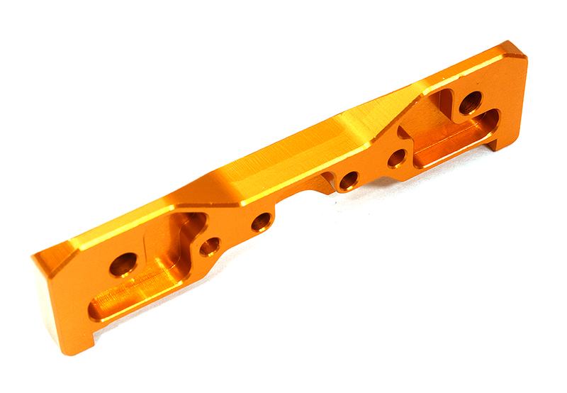 C32939ORANGE Billet Machined 1-Piece Rear Brace C Hinge Pin Block for Traxxas 1/8 Sledge 9528 - Image 1