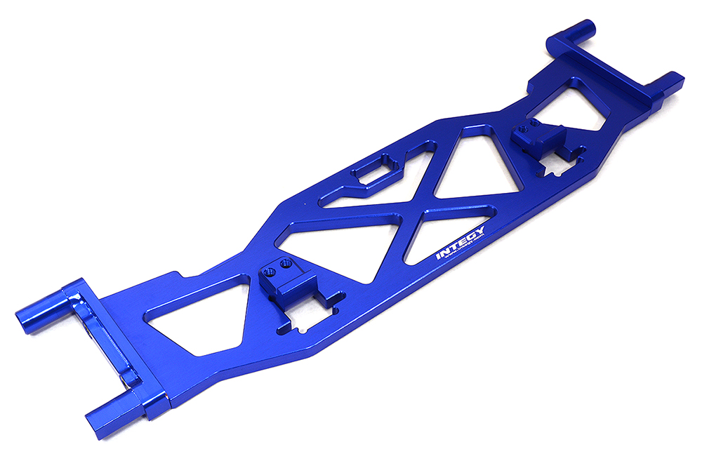 C32940BLUE Billet Machined Battery Hold Down Plate for Traxxas 1/8 Scale Sledge 4WD 9627 - Image 1