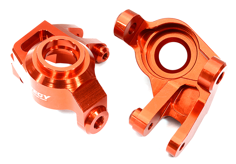C32952RED Billet Machined Steering Knuckles for Axial 1/6 SCX6 Jeep JLU Wrangler 252004 - Image 1