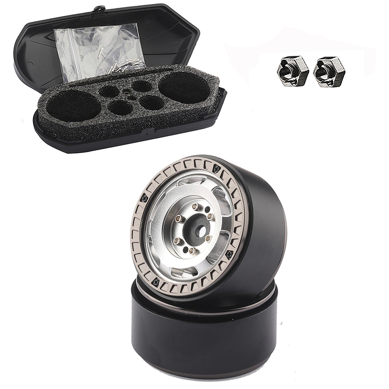 C33001 Luggage Storage Case & Alloy 1.3 Beadlock Wheels(2) for Traxxas 1/18 TRX-4M 9869 - Image 1