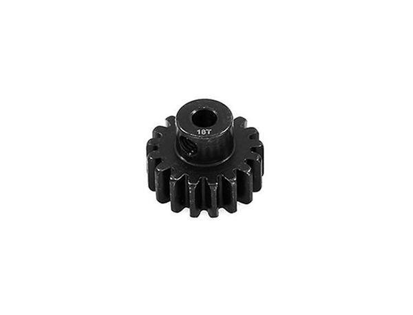 C33048 Machined HD Steel 0.8 MOD 32 Pitch Pinion 18T for BL Applications w/3.17mm Shaft - Image 1