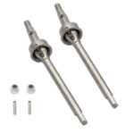 Silver Front Universal Drive Shafts for Traxxas 1/18 TRX-4M Scale Crawler 9729