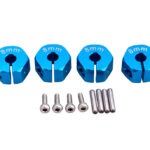 12mm Hex Wheel (4) Hub 8mm Thick for 1/10 Traxxas, Axial, Tamiya, Drift & TC