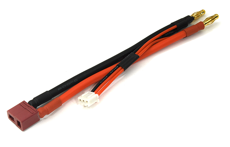 C33151 T-Style Type Plug to 4mm Banana w/ Balance Plug Wire Harness for 2S Battery - Image 1