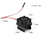 Alloy Machined Heatsink w/ Cooling Fan for Traxxas 1/18 TRX-4M Crawler - Image 2