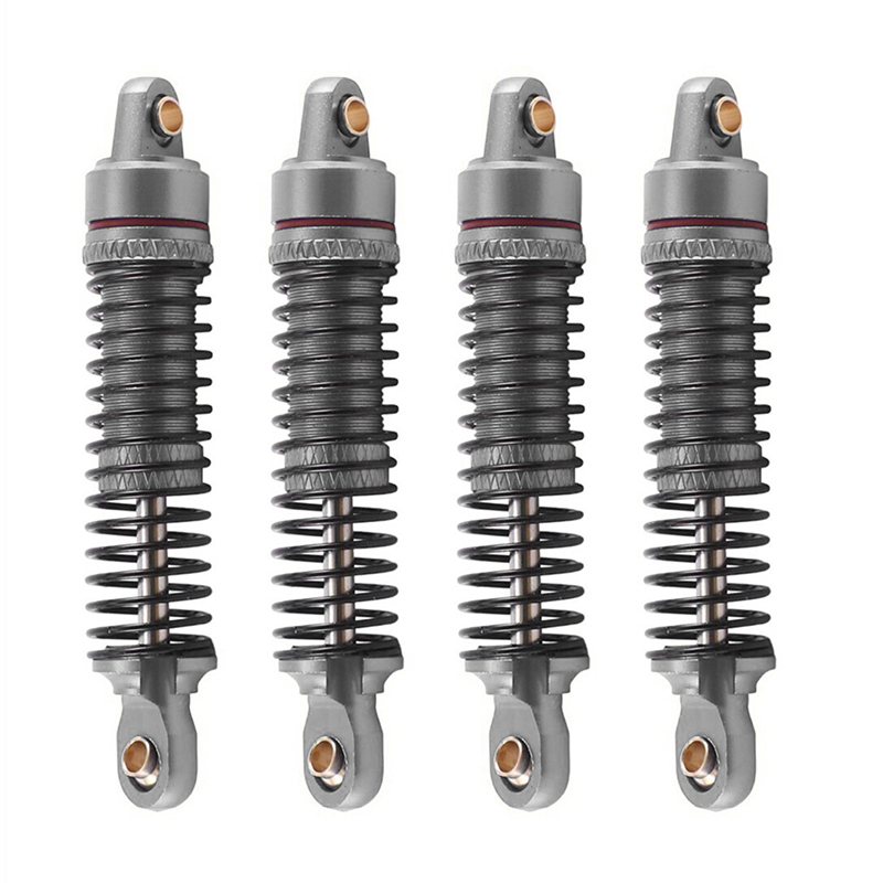 C33172GUN Alloy Machined Front & Rear Shocks for Traxxas 1/18 TRX-4M Crawler 9764 - Image 1