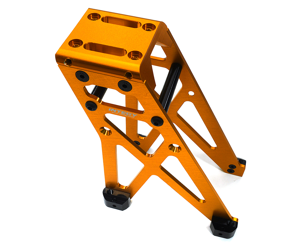 C33253ORANGE Billet Machined Center Tower 1-Top Brace for Arrma 1/5 Kraton 8S w/ ARA320481 - Image 1