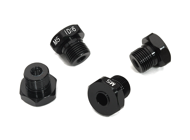 C33255BLACK Type XD Adapters for C33264, C23115 & C32380 Setup Station(M5 w/6mm ID for Maxx) - Image 1