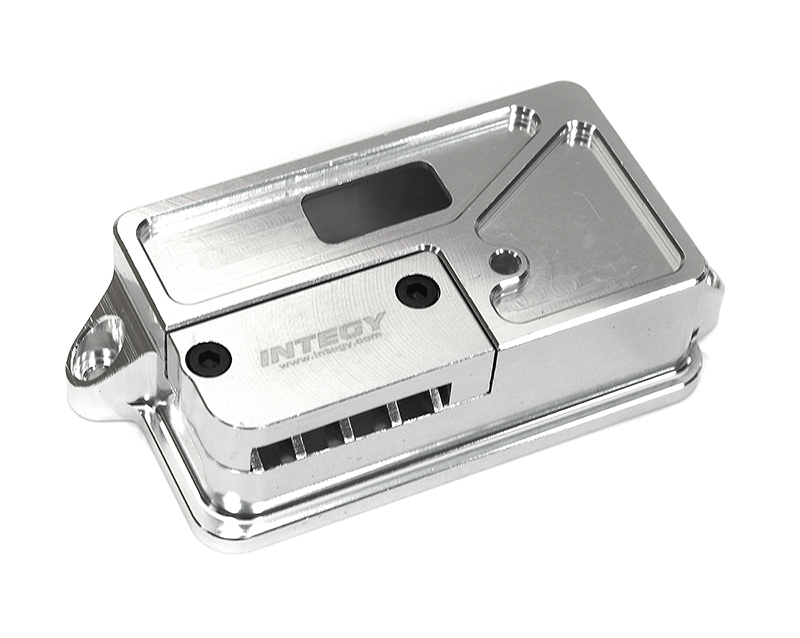 C33274SILVER Billet Machined Receiver Box Cover for Traxxas 1/10 Hoss 4X4 & Stampede 4X4 6724 - Image 1