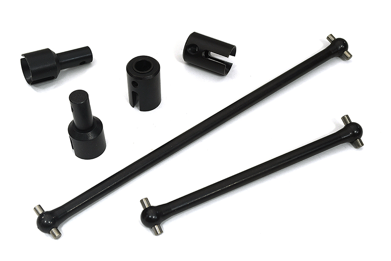 C33276 Billet Machined Center Drive Shafts for Traxxas 1/8 Sledge 4WD 9555 9556 - Image 1