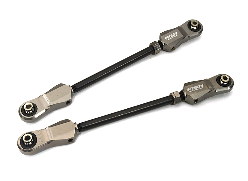 C33300GREY Billet Fr Upper Turnbuckle Links for Arrma 1/10 Kraton 4X4 4S V2 BLX ARA330716 - Image 1
