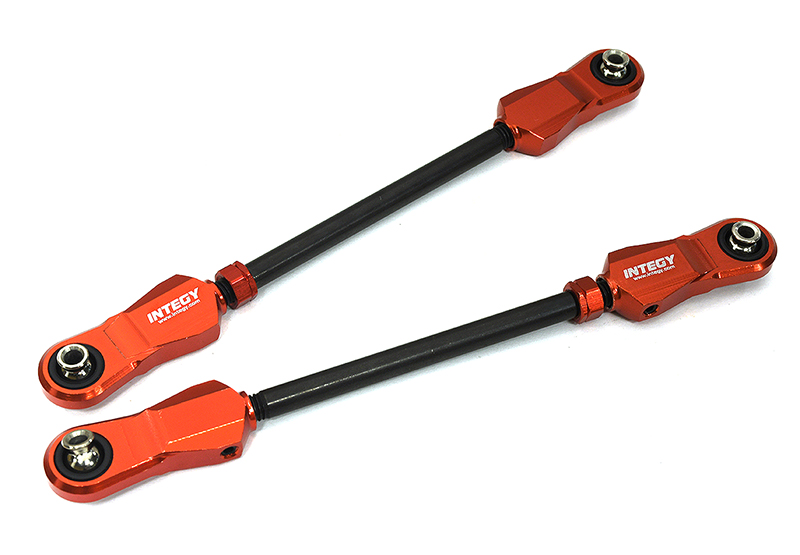 C33301RED Billet Rear Upper Turnbuckle Links for Arrma 1/10 Kraton 4X4 4S V2 BLX ARA330717 - Image 1