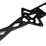 Billet Machined Black Center Chassis Brace for Losi 1/6 Super Baja Rey 1.0 & 2.0
