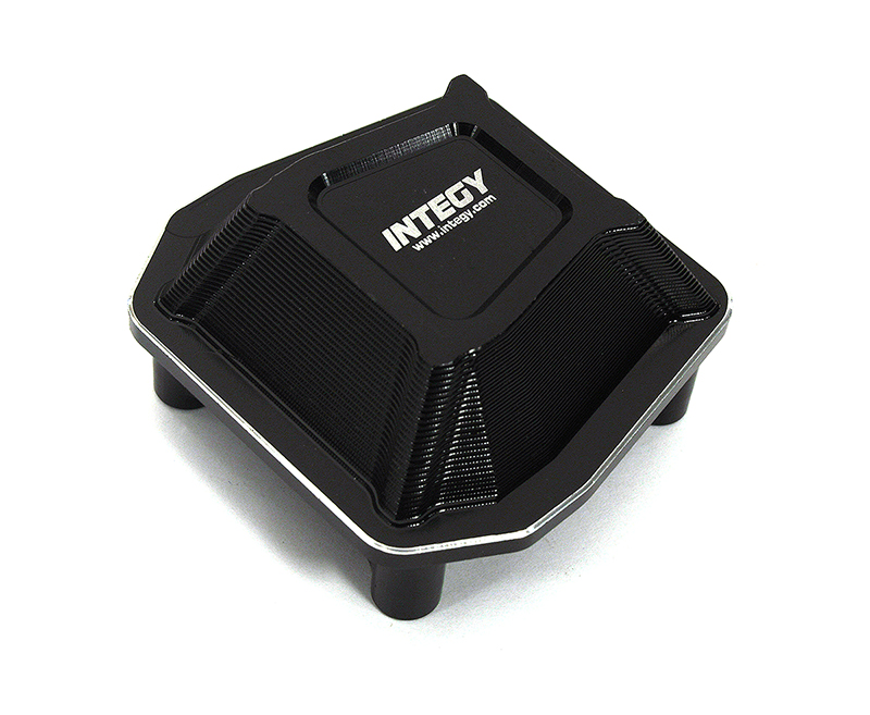 C33365BLACK Billet Machined Alloy Differential Cover for Axial SCX6 Crawler - Black 252002 - Image 1