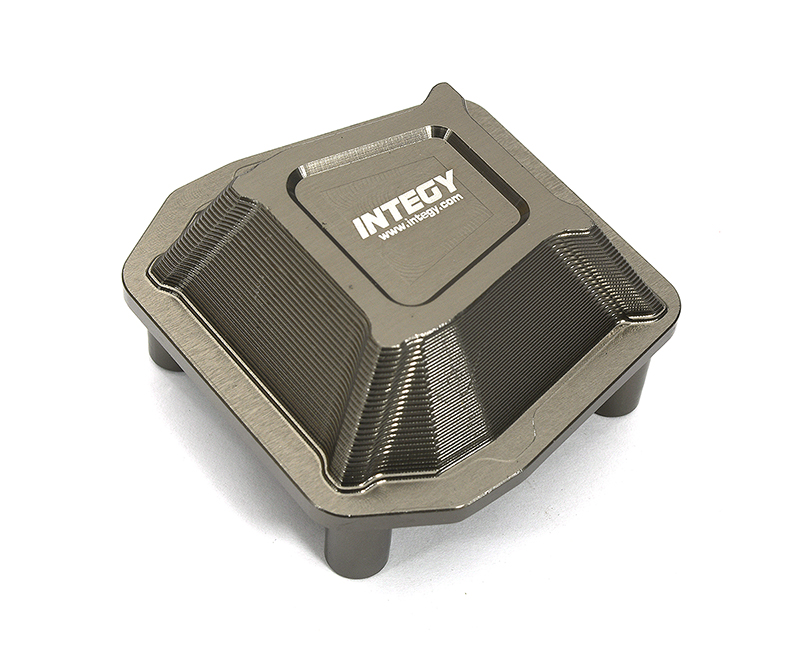 C33365GREY Billet Machined Alloy Differential Cover for Axial SCX6 Crawler - Grey 252002 - Image 1
