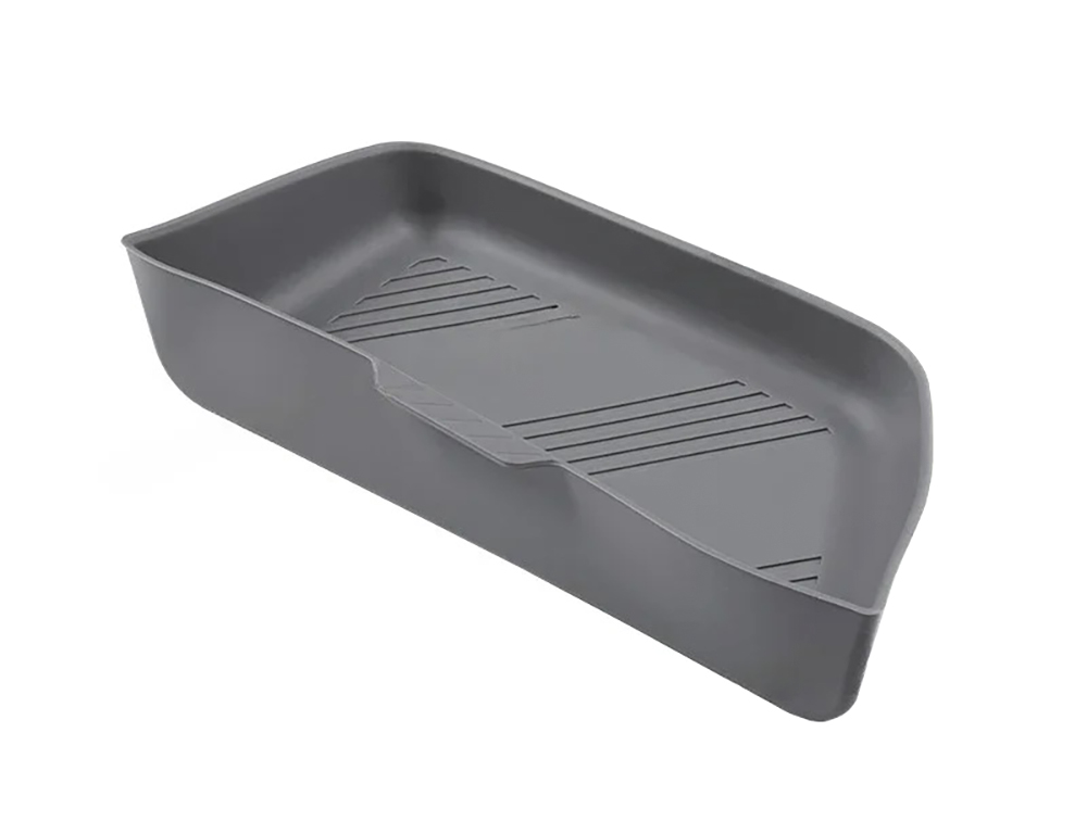 C33394 Grey Silicone Right Trunk Storage Box Organizer for Tesla 22-24 Model S - Image 1
