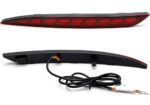 Red Housing Full LED Rear Bumper Fog Reflex Lamp for Tesla Model 3 - Image 2
