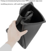 Black Rear Storage Box w/ Cover for 5-Seater Half Carpet Tesla 20-21 Model Y - Image 2