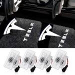 Cool White LED Door Logo Projector Decoration Lights for Tesla 17-23 Model 3/Y - Image 2
