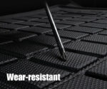 Black TPE Plastic Weather Frunk Mat for Tesla 20-24 Model Y - Image 3