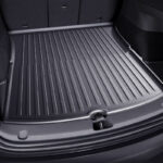 Black TPE Plastic Weather Large Trunk Mat for Tesla 20-24 Model Y 5 Seats - Image 3