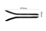 Carbon Fiber Pattern Rear Fog Light Sticker Decals for Tesla Model X - Image 3