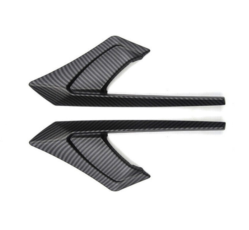 C33532 Matte Carbon Side Camera Aero Trim Covers Shades for Tesla 20-23.6 Model Y - Image 1