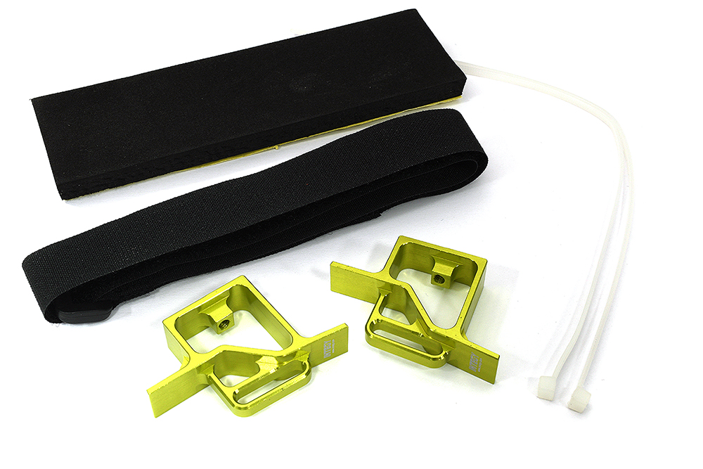 C33569GREEN Billet Machined Battery Mount for Traxxas XRT 7819 - Image 1