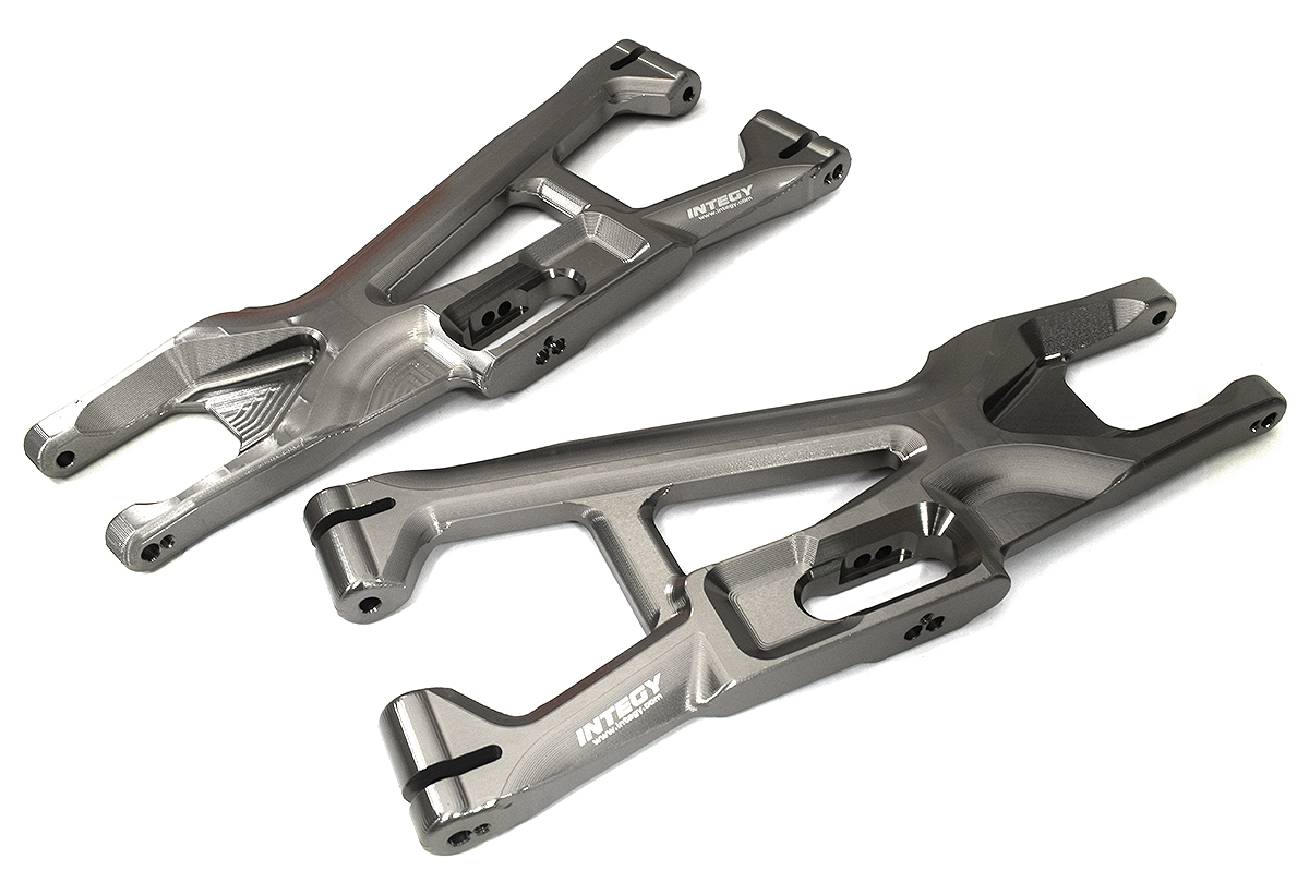 C33579GREY Billet Machined Lower Suspension Arms for Traxxas XRT 7893 7894 - Image 1