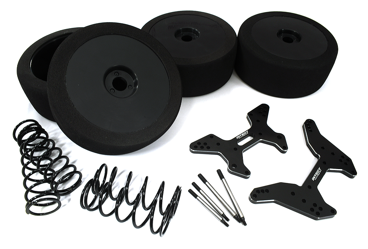 C33584BLACK On-Road Suspension Conversion Kit for Arrma 1/8 Outcast 6S BLX - Image 1