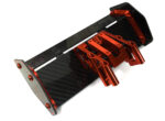 Carbon Fiber Rear Aero Wing Kit for Arrma 1/10 Kraton 4X4 4S V2 BLX ARA480044 - Image 2