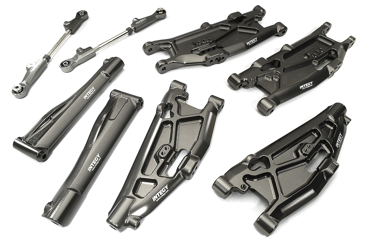 C33611GREY Billet Machined Suspension Conversion Kit for Arrma 1/8 Kraton 6S BLX V5 - Image 1
