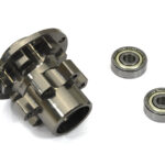 Front Wheel Hub w/ 5X16mm Bearings for Losi 1/4 Promoto-MX Motorcycle