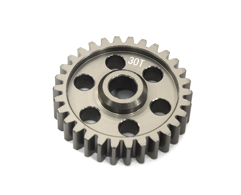 C33635GREY Machined 30T Hard Anodized Transmission Gear for Losi 1/4 Promoto-MX Motorcycle - Image 1